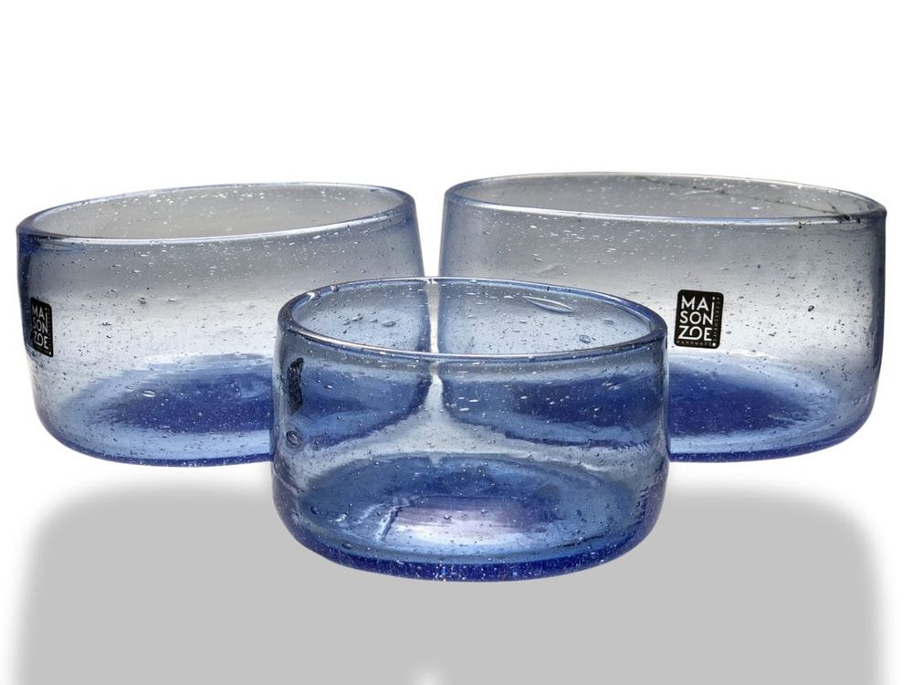Bols - bols en verre recyclé Amudi - MAISON ZOE