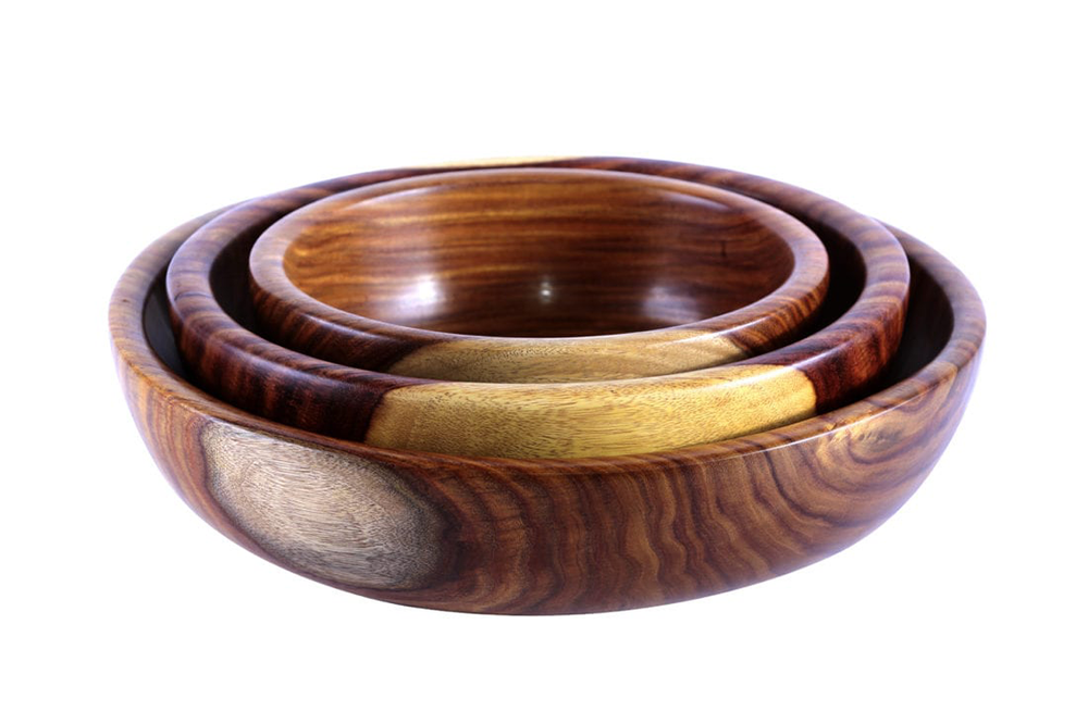 Kitchens furniture - Ostar wooden bowl - MAISON ZOE