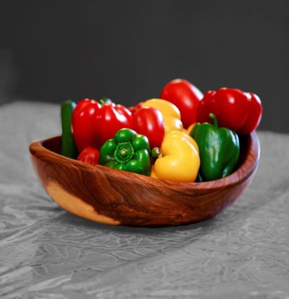 Bowls - Ostar bowl with bark edge - MAISON ZOE