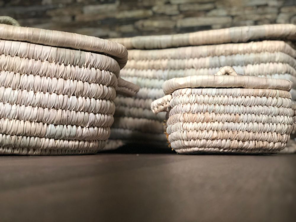 Decorative objects - Set of 3 rectangular baskets - MAISON ZOE