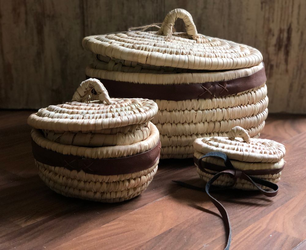 Decorative objects - Set of 3 Oval Baskets - MAISON ZOE