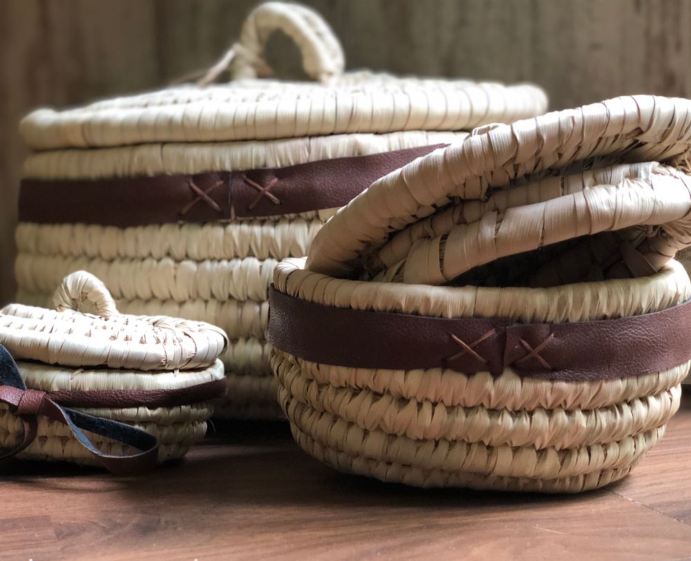 Decorative objects - Set of 3 Oval Baskets - MAISON ZOE