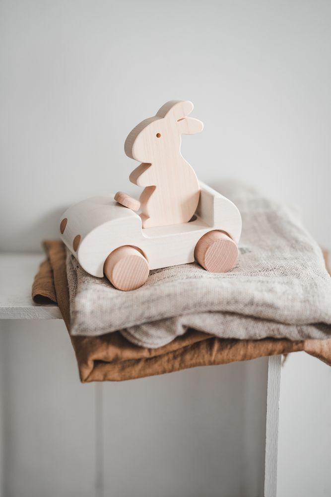 Jouets enfants - Bunny Car - BRIKI VROOM VROOM