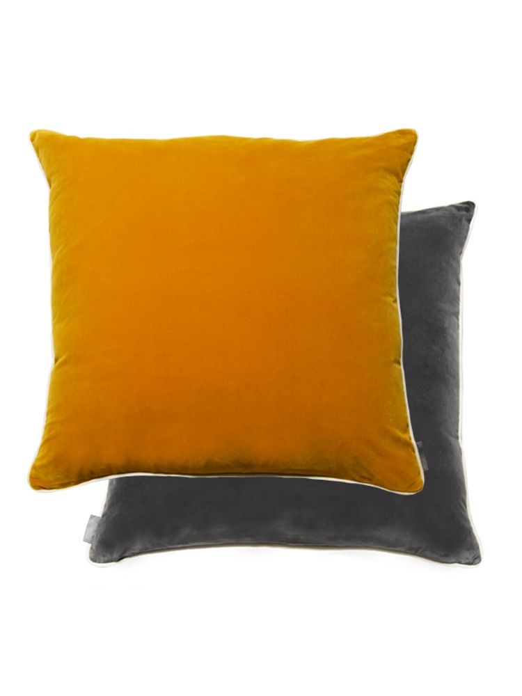 Cushions - cushion with piping 45x45 _ velvet bicolor down filled - PONTOGLIO 1883