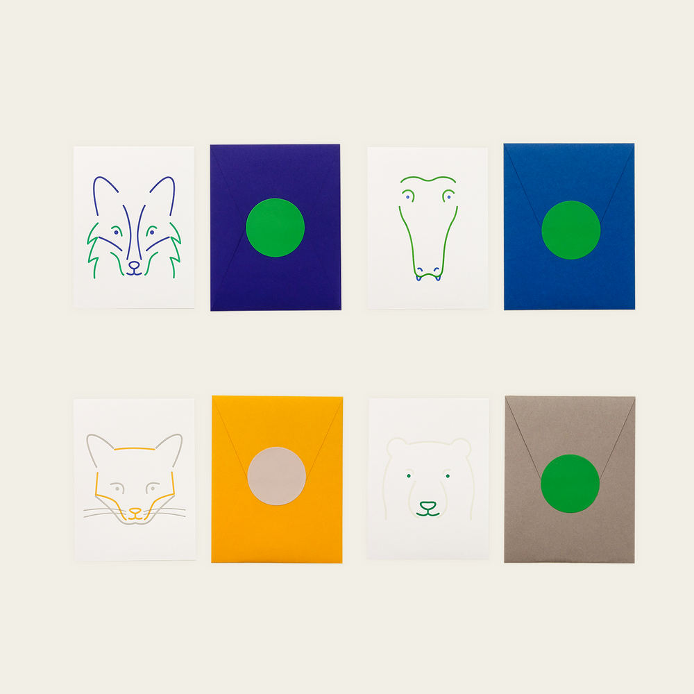 Papeterie - Carte Animal - HOPY&POLA