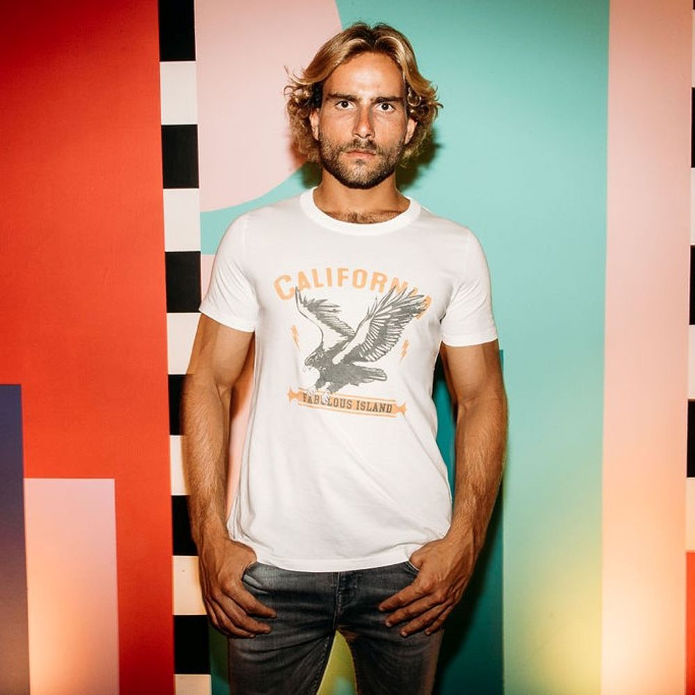Apparel - TSHIRT EAGLE CALIFORNIA - FABULOUS ISLAND LTD