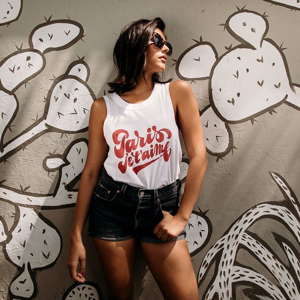 Prêt-à-porter - TSHIRT PARIS JE T'AIME - FABULOUS ISLAND LTD