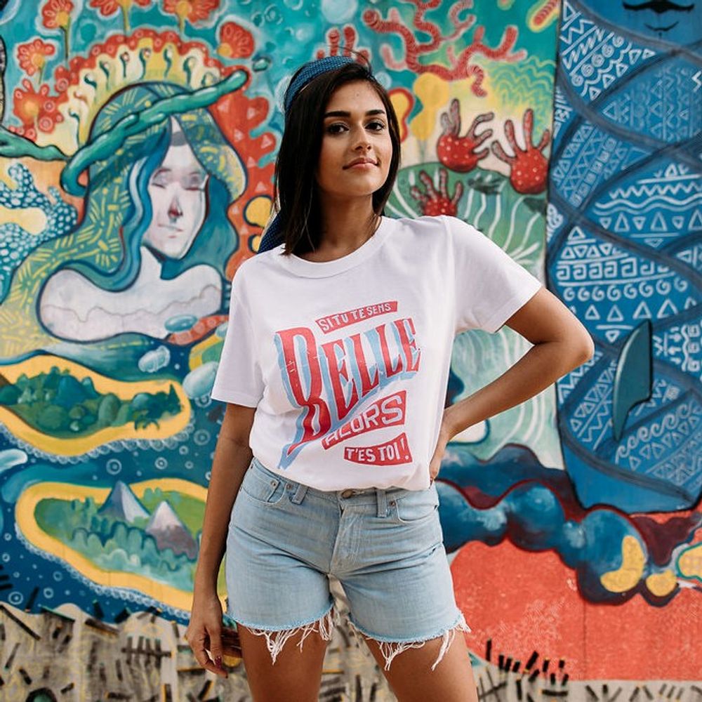 Prêt-à-porter - TSHIRT SI TU TE SENS BELLE - FABULOUS ISLAND LTD