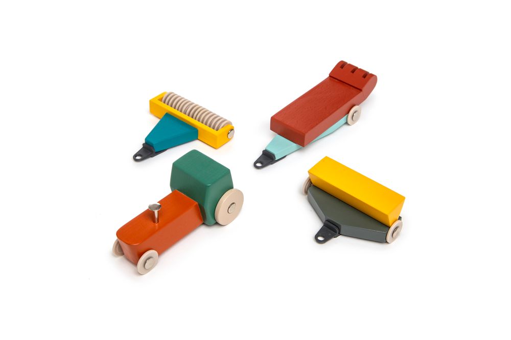 Toys - Duotone Car #7 - Tractor Set - IKONIC