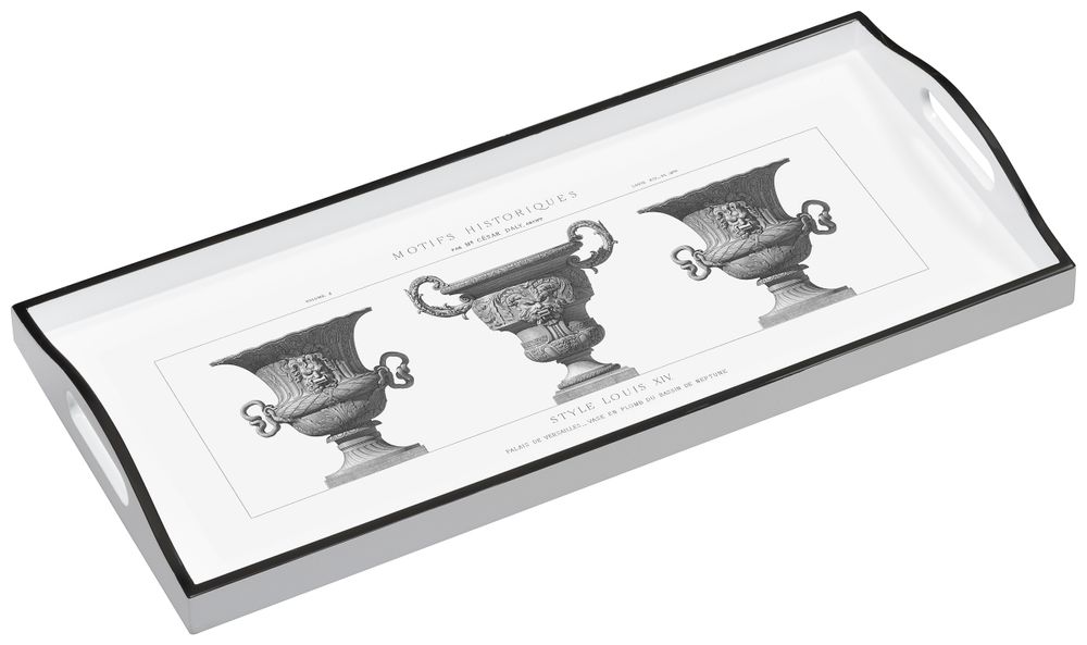 Plateaux - Urns on White, large tray, sandwich tray, small tray - WHITELAW & NEWTON