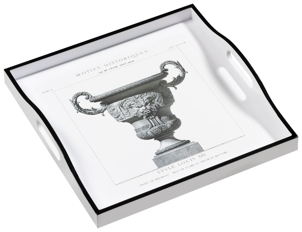 Plateaux - Urns on White, large tray, sandwich tray, small tray - WHITELAW & NEWTON