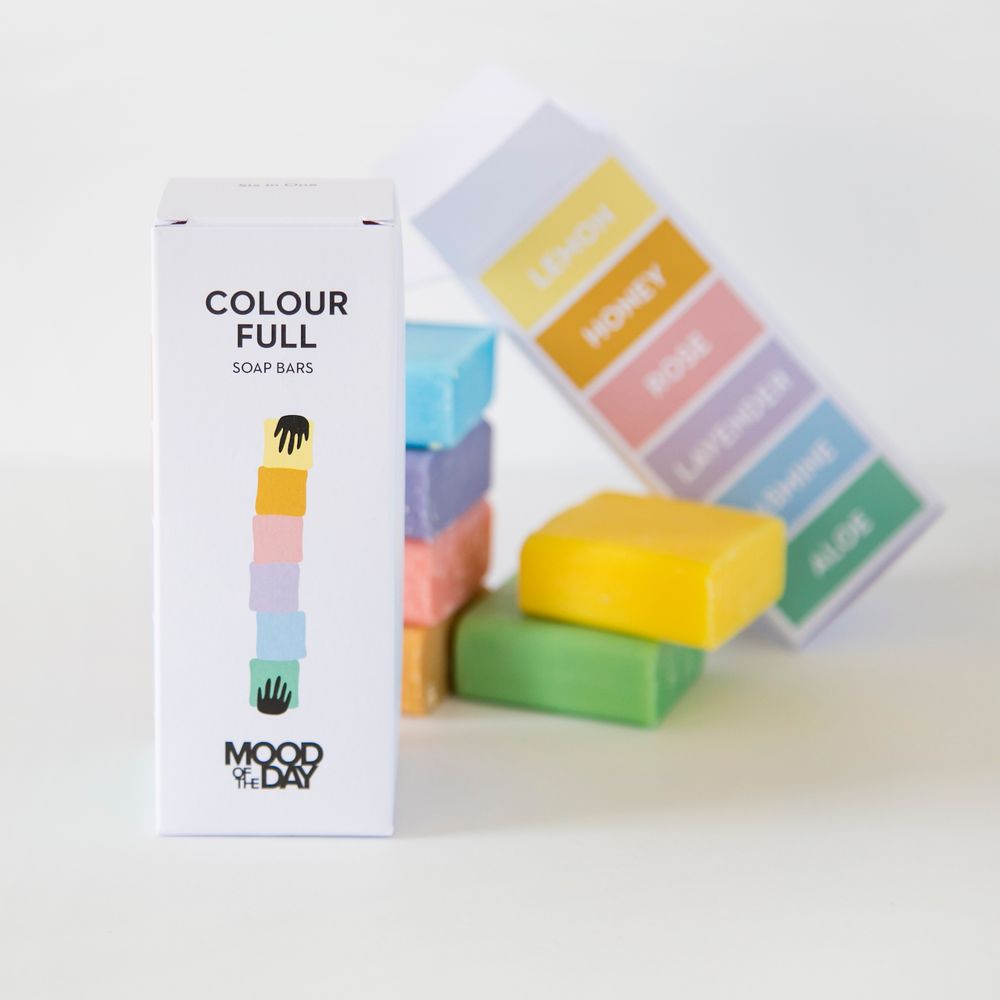 Gifts - MOOD OF THE DAY SCENT SERIES - BOX OF 6X50g SOAPS - MOOD OF THE DAY