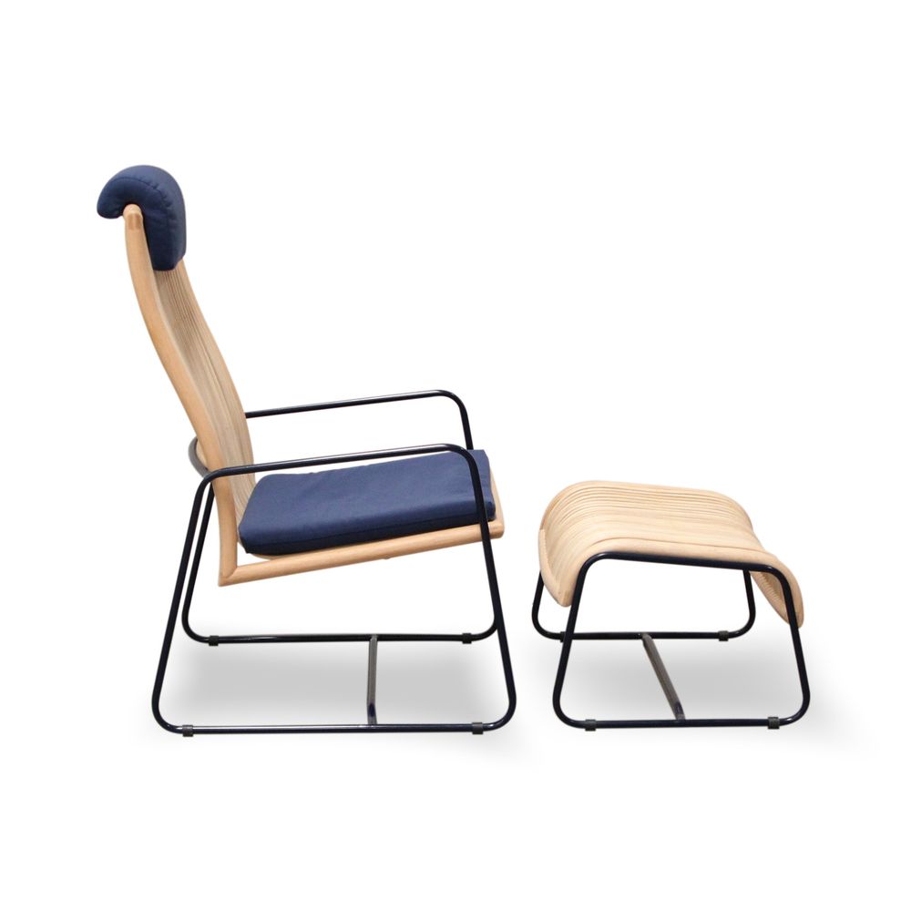 Lounge chairs - Matala Lounge Chair and ottoman - VIVERE COLLECTION