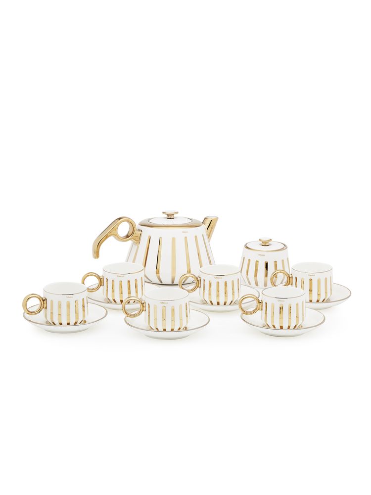 Carafes - Tea set - Tea pot and cup n saucer - SHAZE LUXURY RETAIL PVT LTD