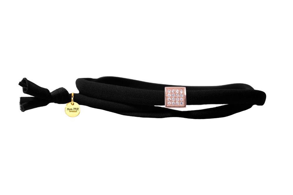 Bijoux - Shine Pink Cube - MON PTIT BRASSLET