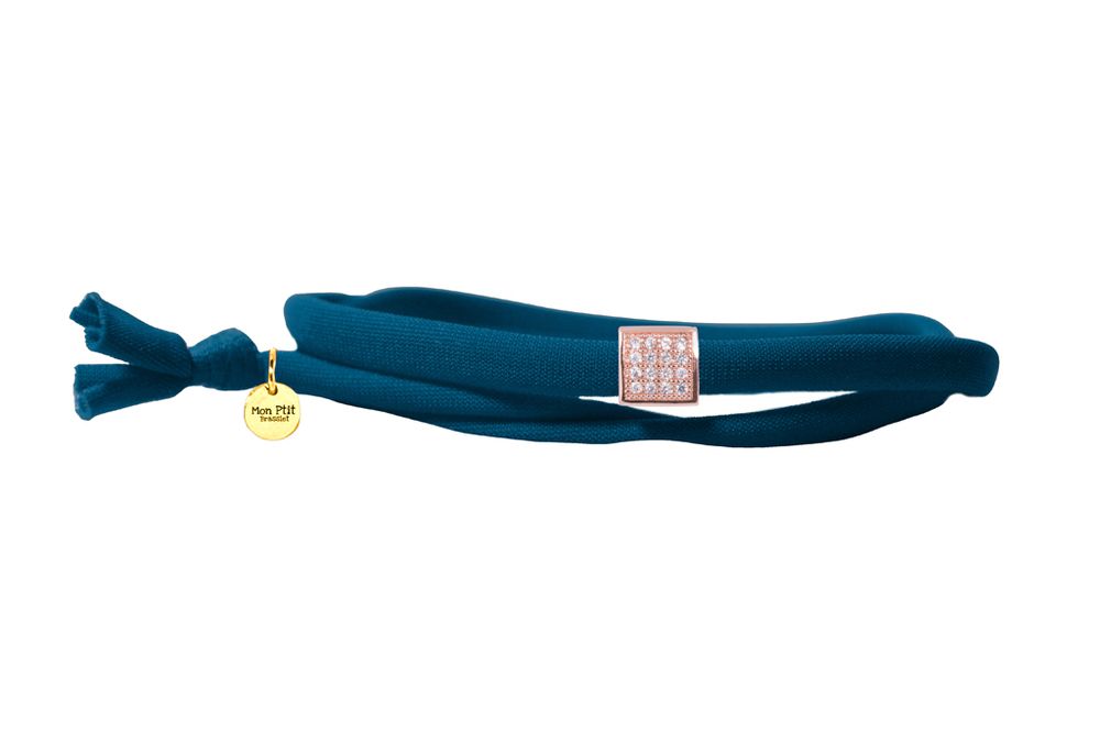 Bijoux - Shine Pink Cube - MON PTIT BRASSLET