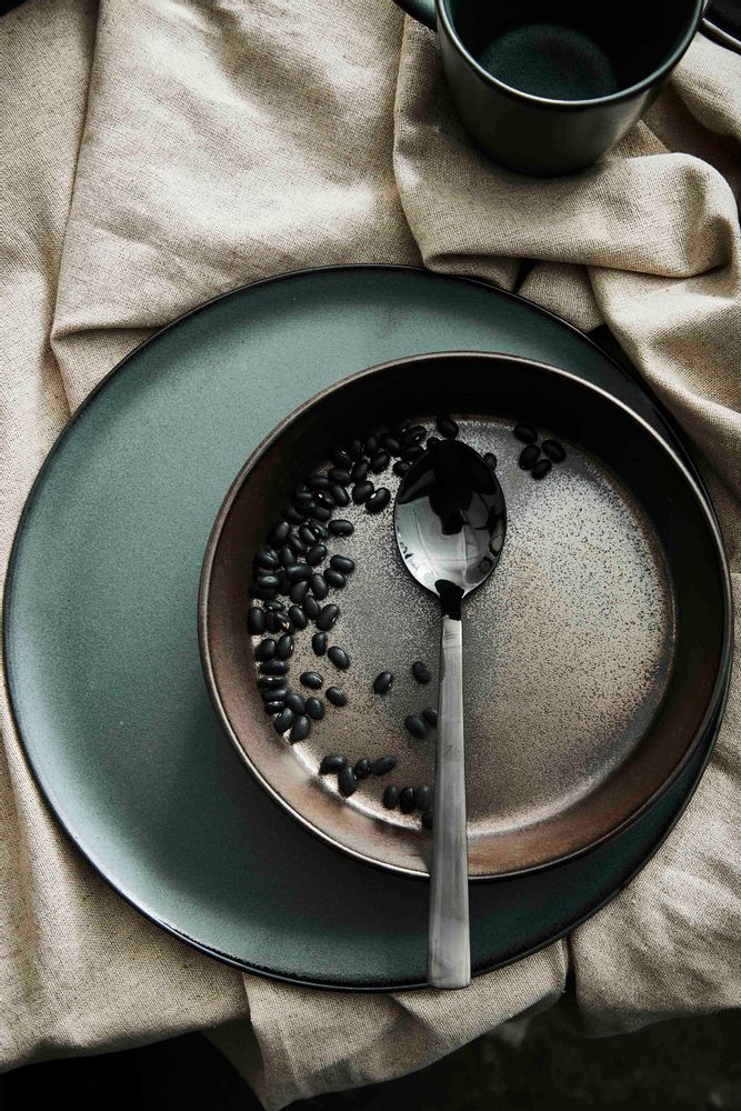 Everyday plates - RAW Metallic Brown, Midnight Blue & Northern Green - AIDA