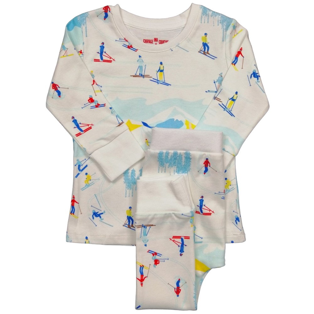 Children's fashion - Ski Pyjamas - 1 piece or 2 pieces - CHANGE MA COUCHE