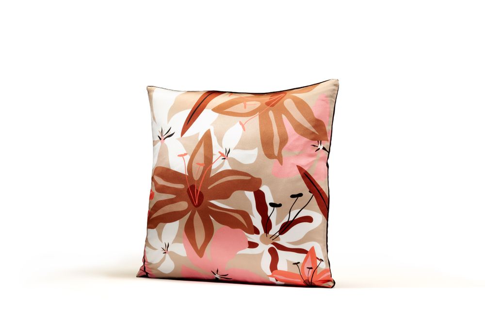 Fabric cushions - DALILA silk cushion - MY FRIEND PACO