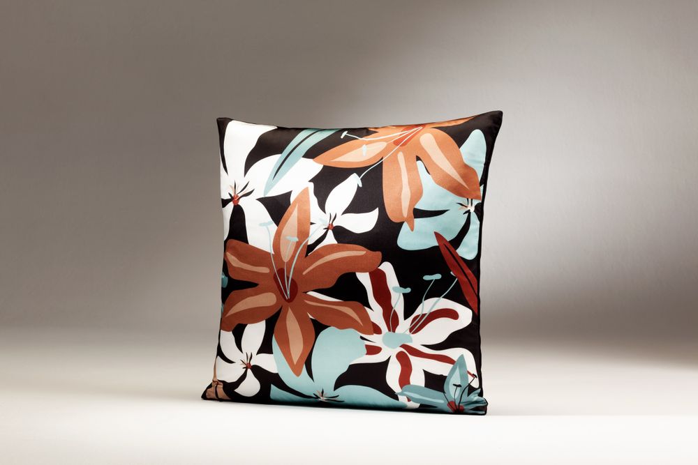 Fabric cushions - DALILA silk cushion - MY FRIEND PACO