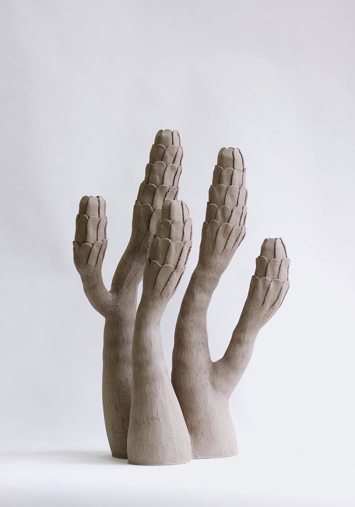 Sculptures, statuettes and miniatures - Grey Coral Scales Sculpture - ATELIERNOVO
