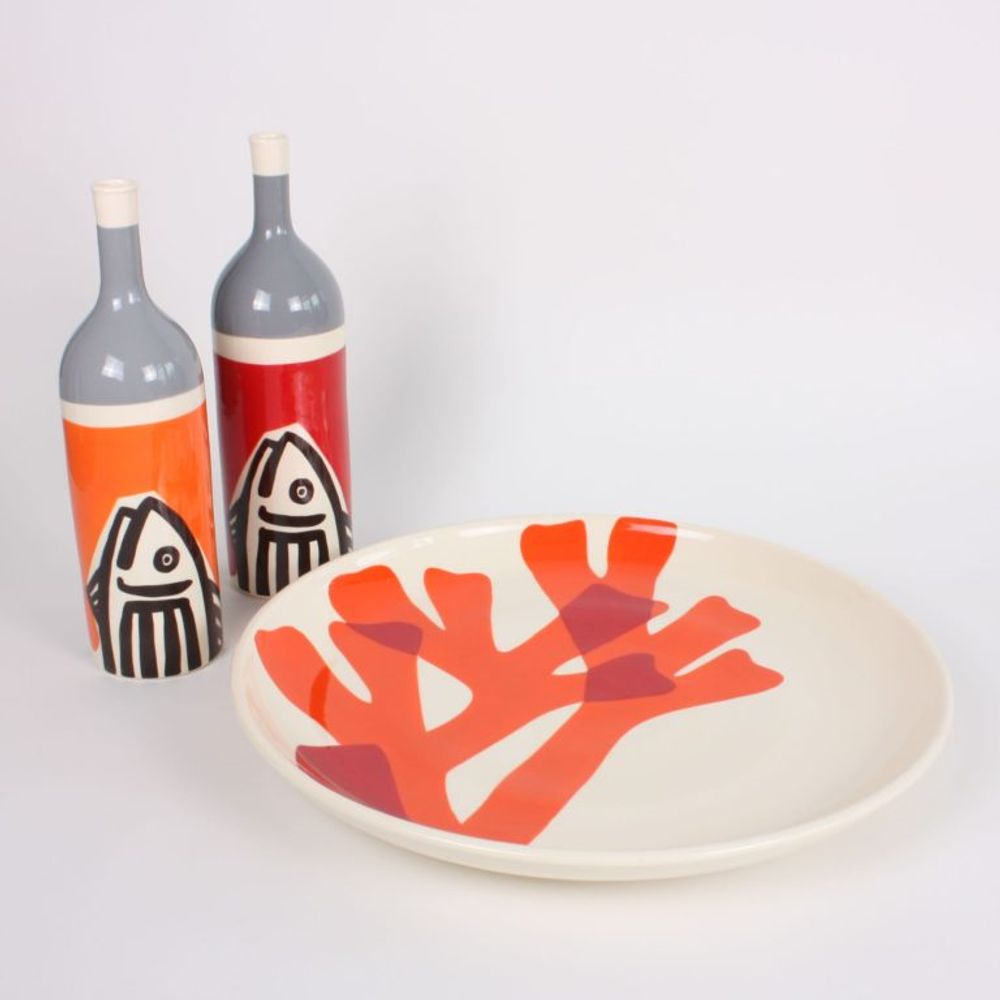 Ceramic - Platter Corail - ATELIERNOVO