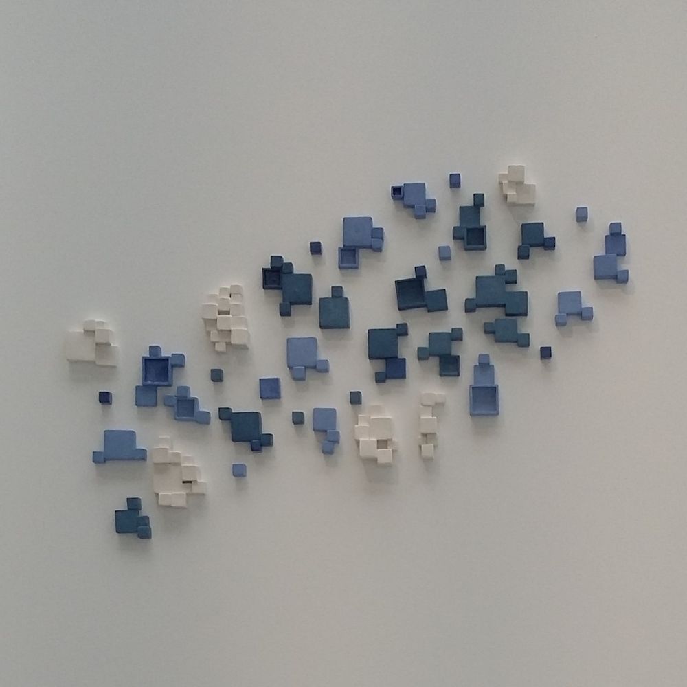 Other wall decoration - Dynamic Blue wall decoration - ATELIERNOVO