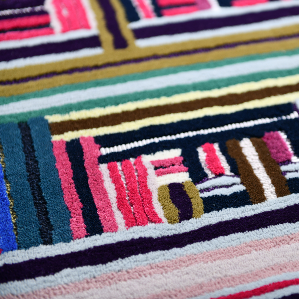 Bespoke carpets - ’STRIPE 17’ - DDD-001 - HANRAD BESPOKE RUGS