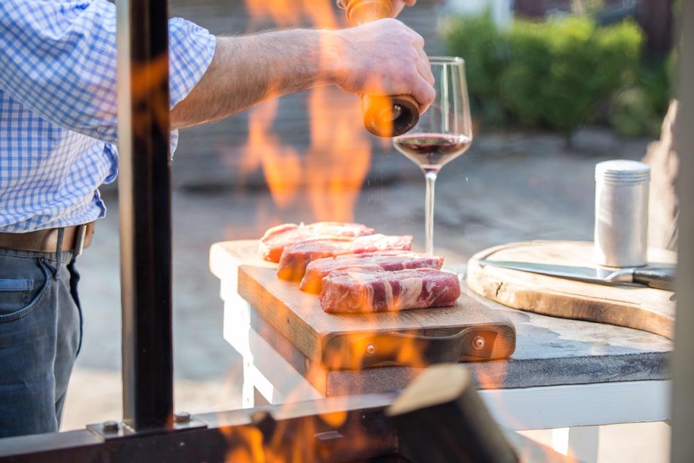 Barbecues - The Caveman Grill 'Classic' - Outdoor Barbecue - CAVEMAN GRILL