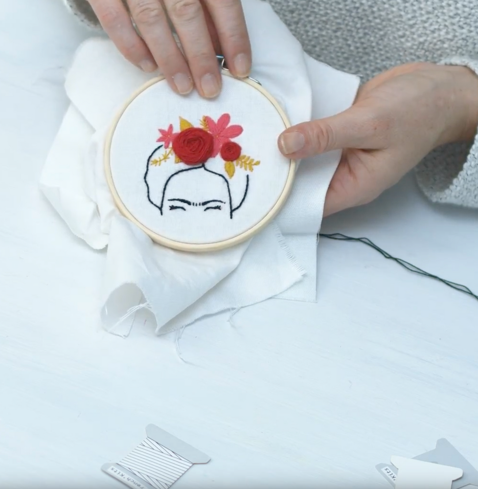Objets de décoration - Broderie décorative - Frida   - FRENCH KITS
