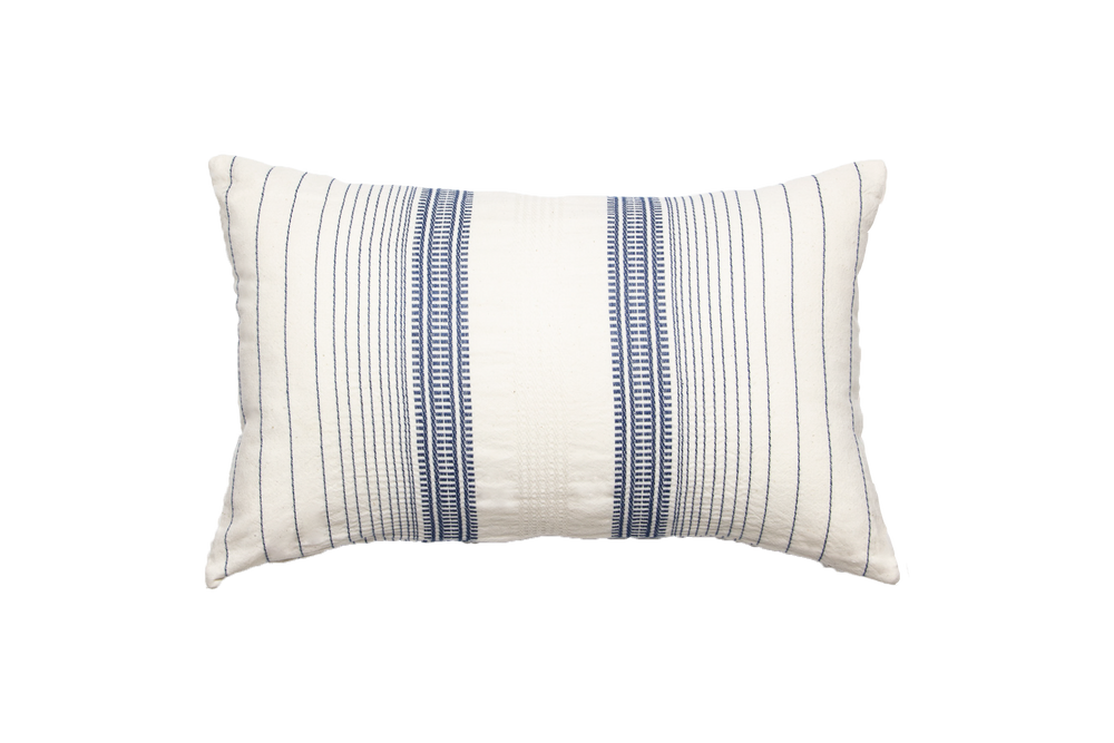 Fabric cushions - LOLA PILLOW, Indigo - COUTUME