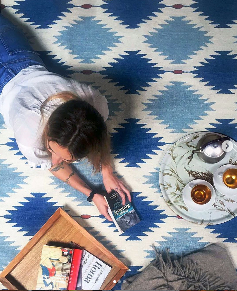 Decorative objects - Indigo rug - SANCHO PONCHO