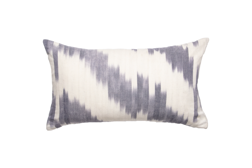 Coussins textile - COUSSIN IKAT NARCISO, Cendre - COUTUME
