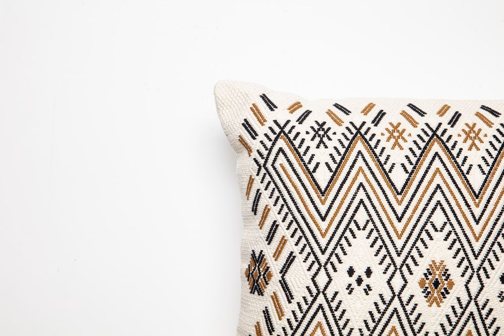 Fabric cushions - JUANA PILLOW, Amber - COUTUME