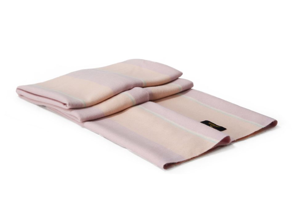 Plaids - Jeté en cachemire de couleur vive avec extrémités frangées - ERDENET CASHMERE