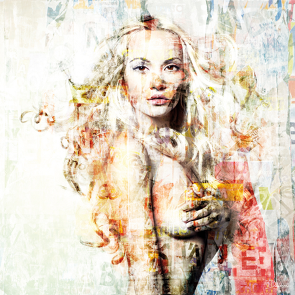 Other wall decoration - AluArt, Texted Girl - MONDILAB