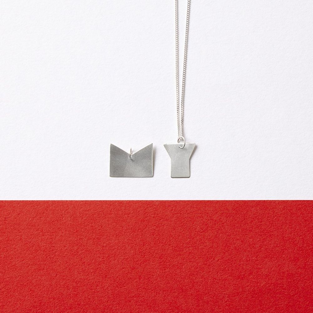 Jewelry - BAUHAUS Alphabet Necklace - DARKROOM