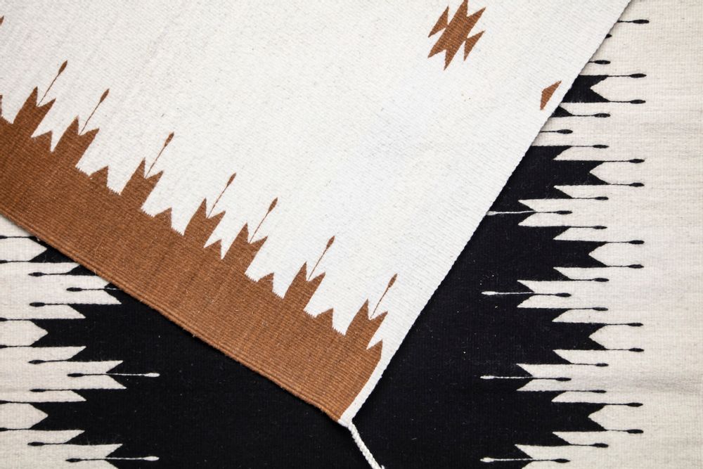 Autres tapis - TAPIS en laine TEOTITLAN, Noir - COUTUME