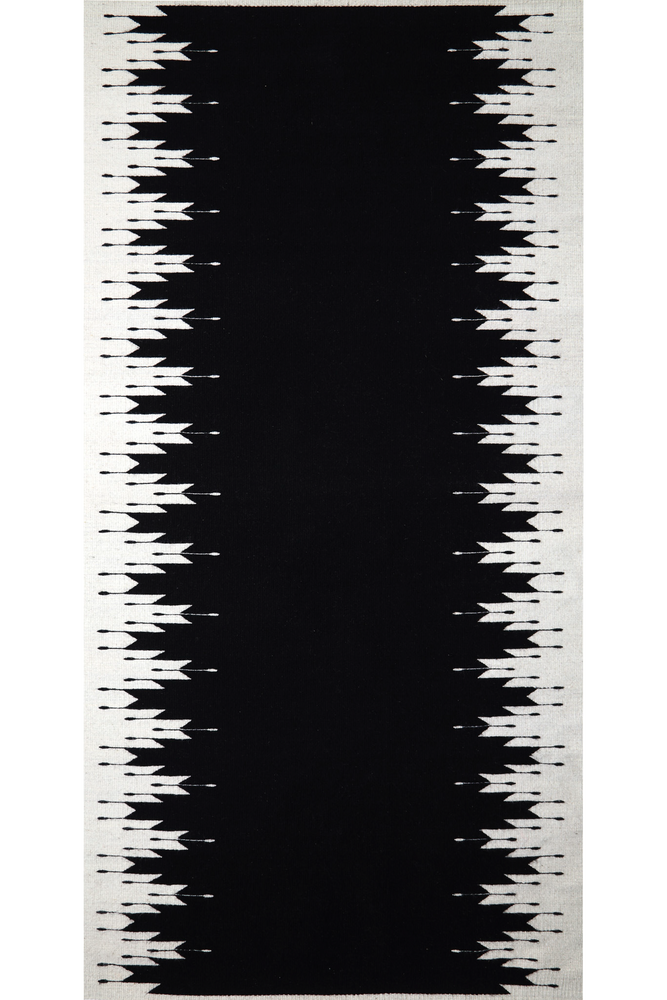 Autres tapis - TAPIS en laine TEOTITLAN, Noir - COUTUME