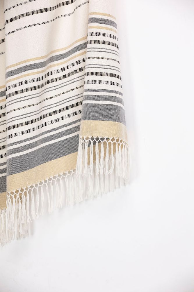 Throw blankets - THROW MITLA, Blond - COUTUME
