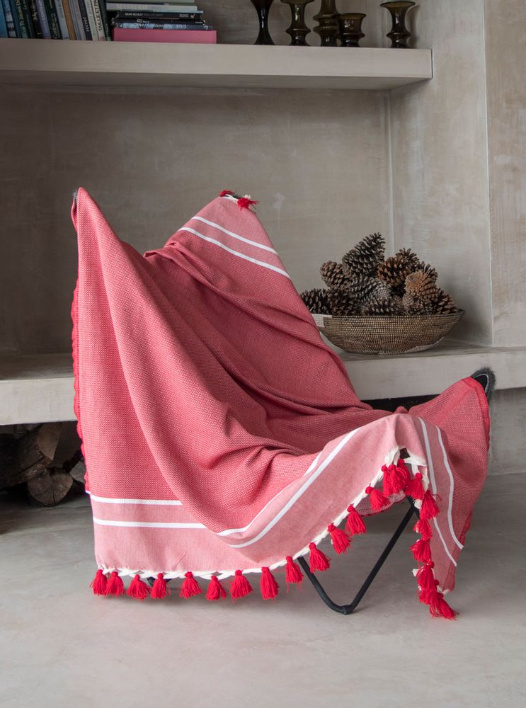 Throw blankets - Stockholm tassel throw - FEBRONIE