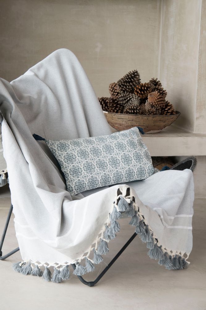 Throw blankets - Stockholm tassel throw - FEBRONIE