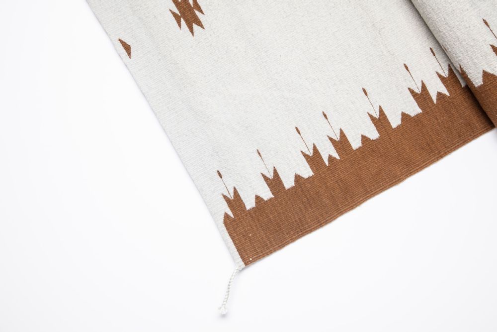 Autres tapis - TAPIS en laine FLORES, Terracotta - COUTUME