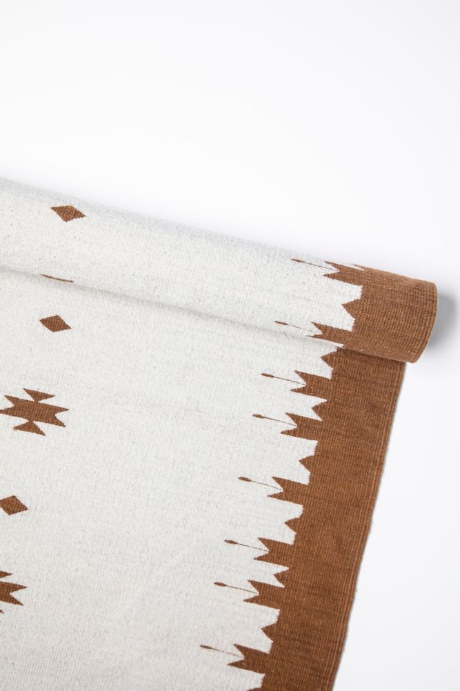 Autres tapis - TAPIS en laine FLORES, Terracotta - COUTUME