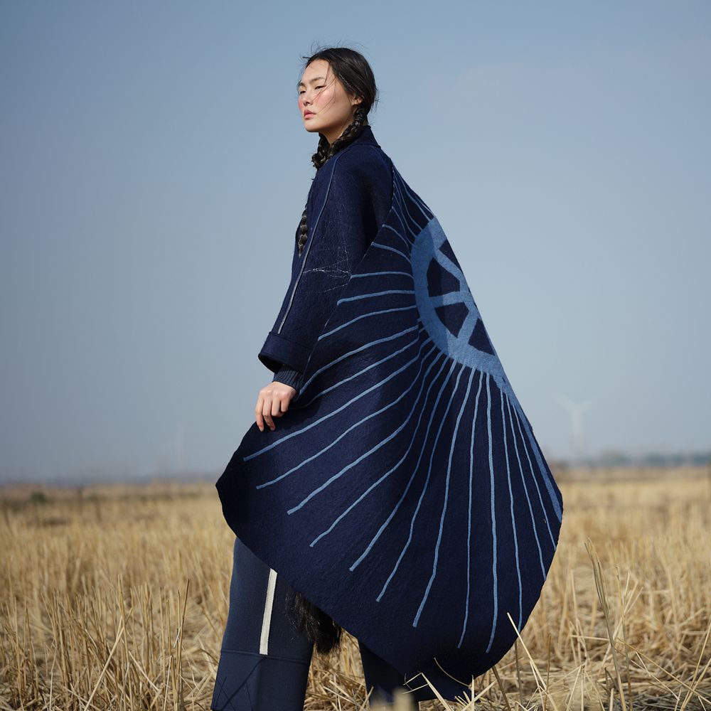 Plaids - Le châle dôme - SANDRIVER MONGOLIAN CASHMERE