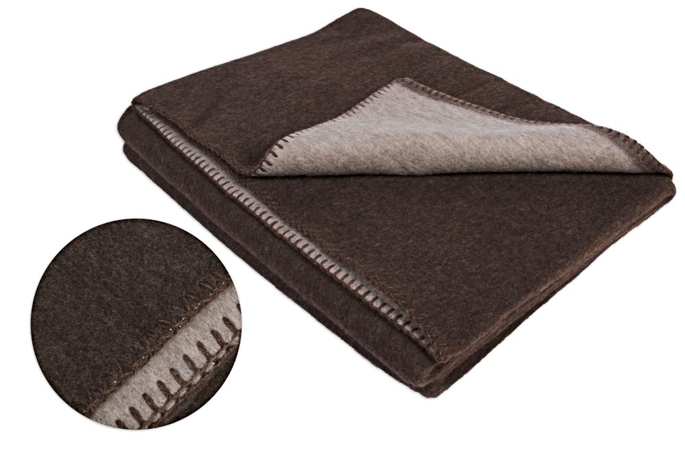 Plaids - Couverture tissée en duvet de yak - ERDENET CASHMERE