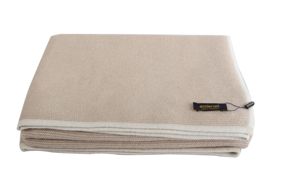 Throw blankets - 100% cashmere knit throw - ERDENET CASHMERE