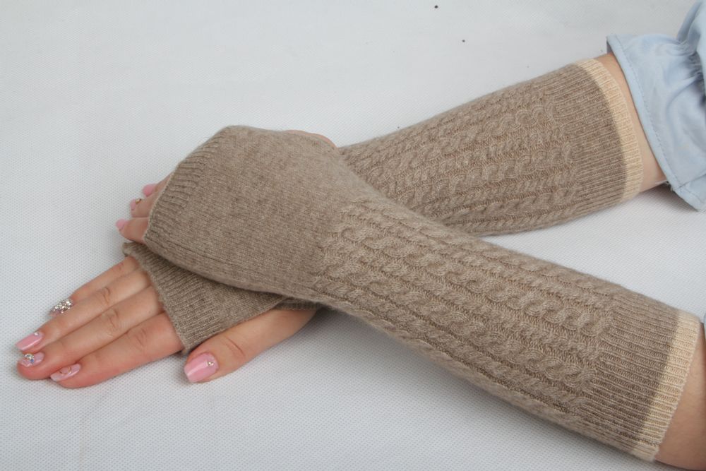 Apparel - 100% cashmere fingerless mitten - ERDENET CASHMERE
