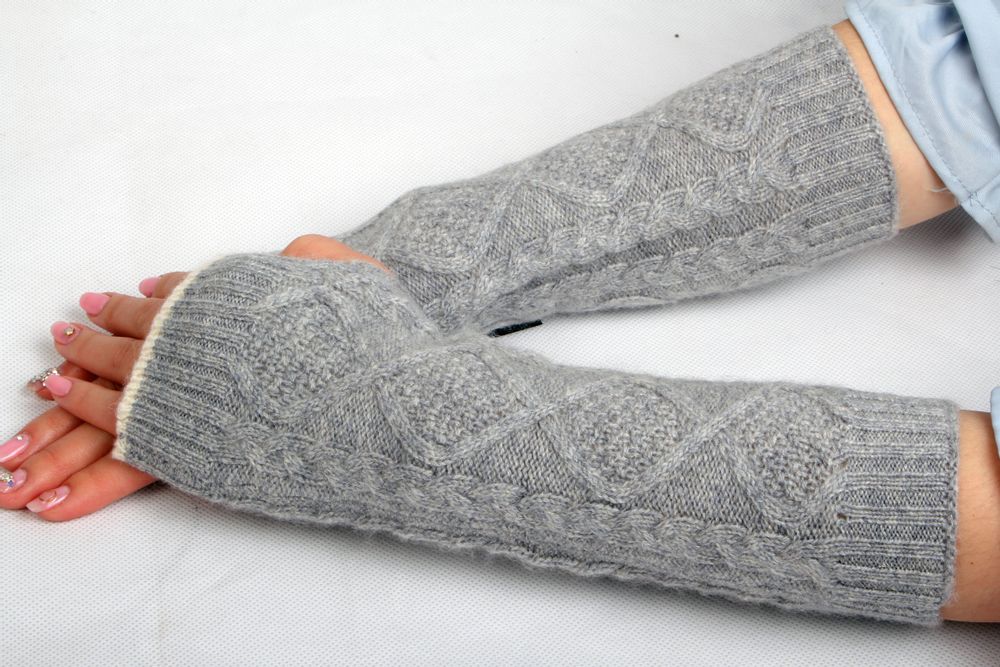 Apparel - 100% cashmere fingerless mitten - ERDENET CASHMERE