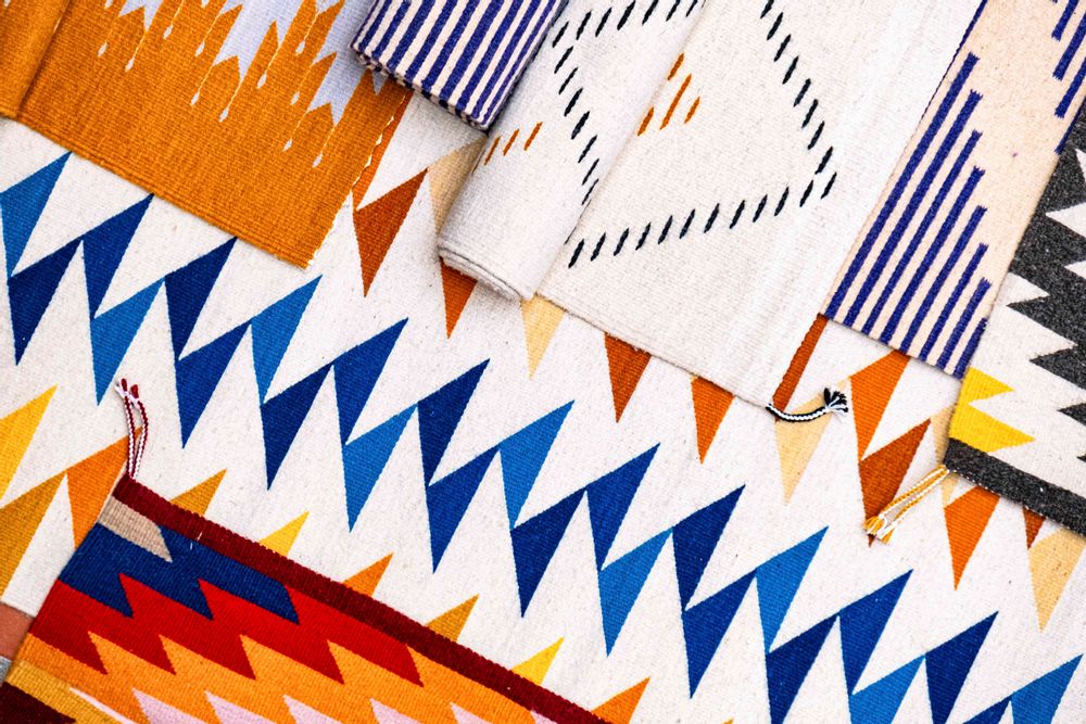 Objets de décoration - Tapis Pasillo Triángulos - SANCHO PONCHO